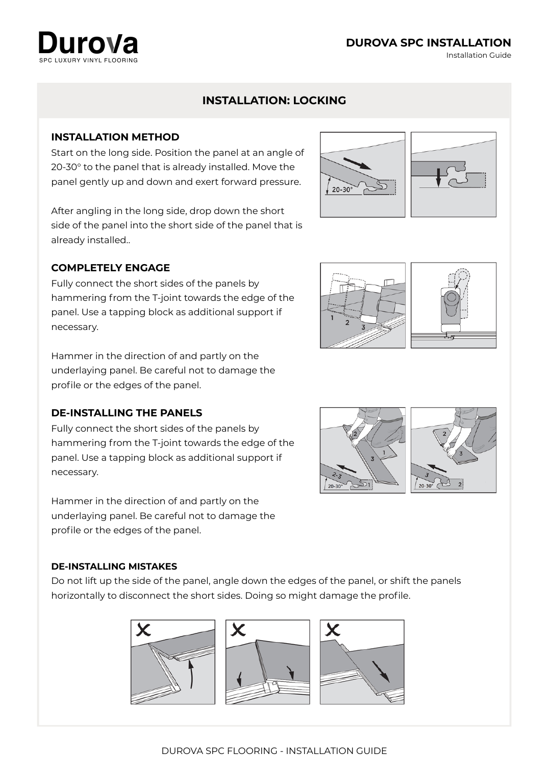 Locking method