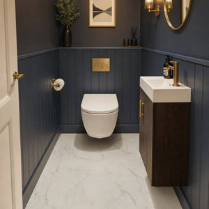 Durova Carrara Marble Gloss SPC Flooring