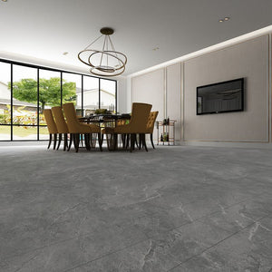 Durova Dark Grey Stone SPC Flooring
